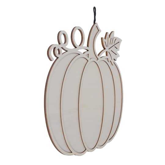 15.5" Pumpkin DIY Wood Plaque by Make Market®